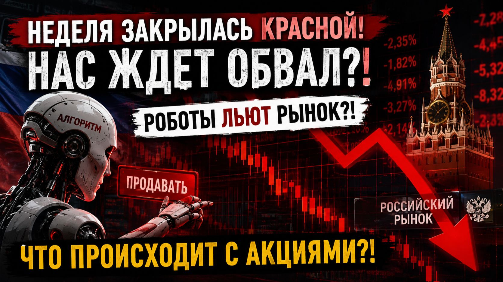 🔴 Я ШОРЧУ!? ГОТОВЛЮСЬ К СЕРЬЕЗНОМУ КРАХУ?! Что происходит с Российским рынком акций?