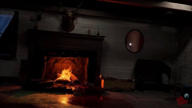 🎃 Зловещие мертвецы: Камин (атмосфера ужасов)