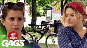 Подборка лучших розыгрышей с невидимками просто для смеха