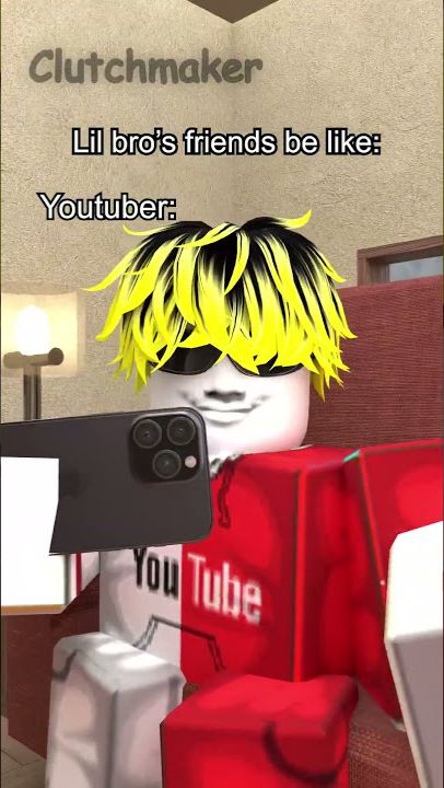 Lil Bro’s Friends Be Like: 💀 #shorts #robloxanimation #roblox #fypp #memes