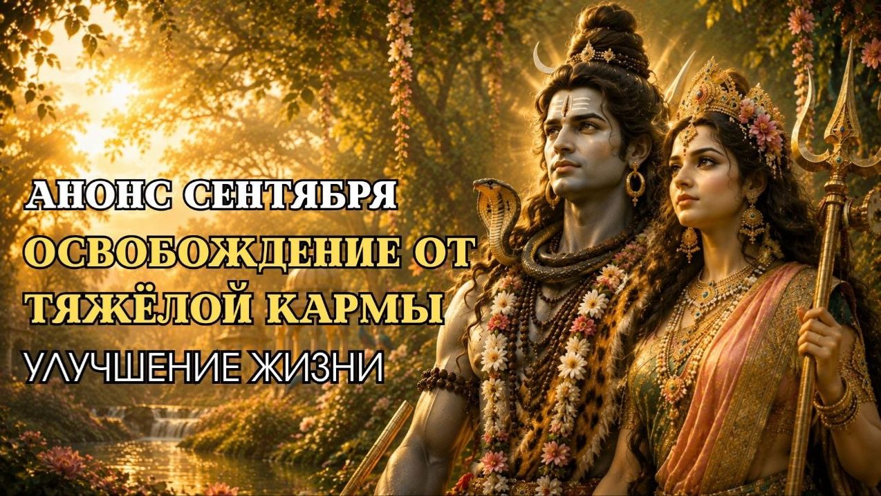 Освобождение от тяжелой кармы | Анонсы сентября