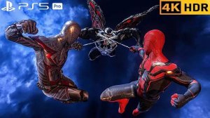 PS5 PRO) Hybrid Spiderman & Prowler vs Venom | 4K HDR |