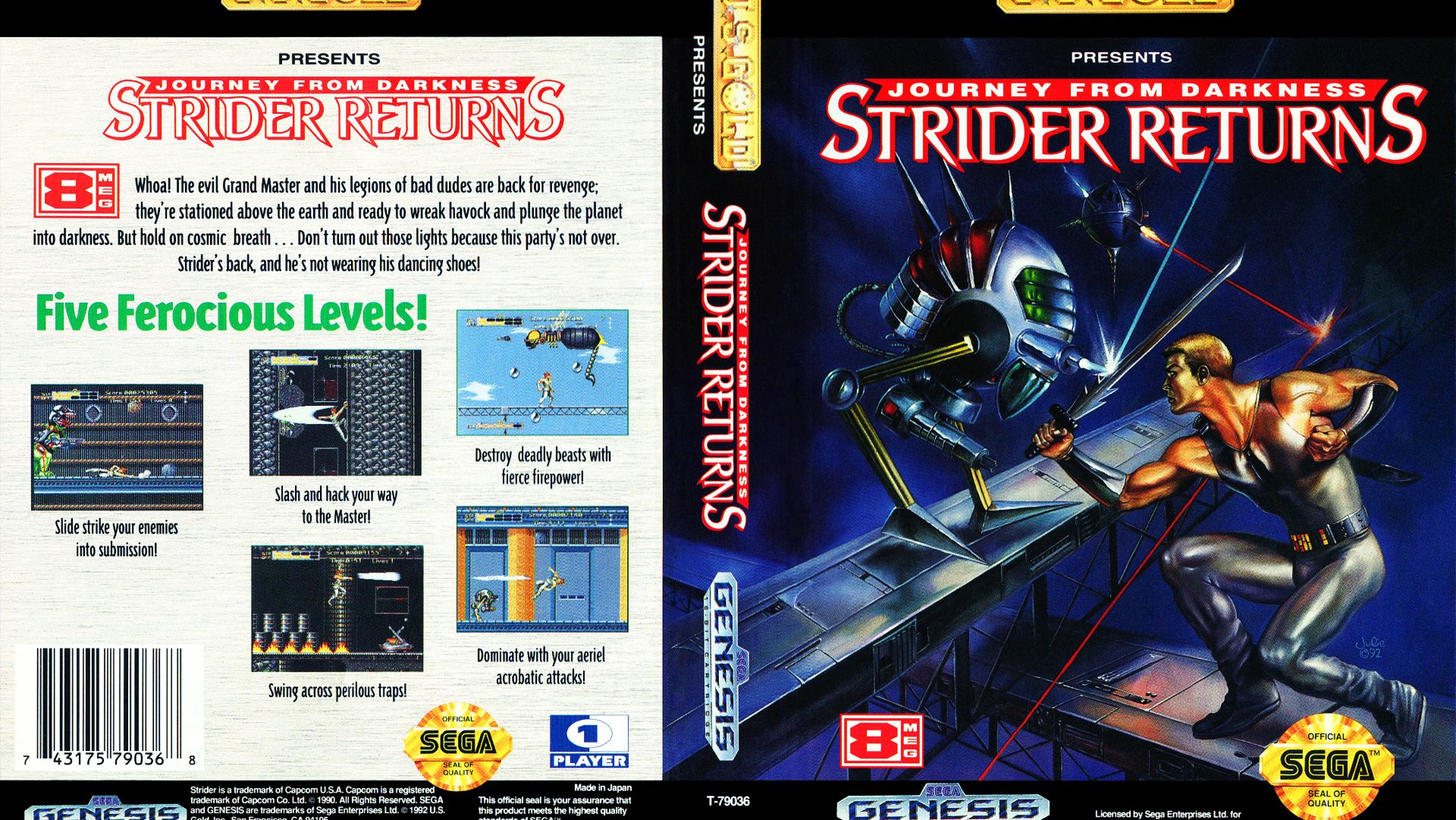 Journey From Darkness Strider Returns (Genesis)