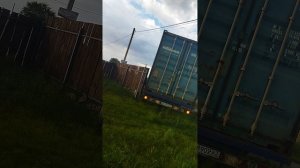 Сегодня привезли 12 метровый контейнер на ГАЗели