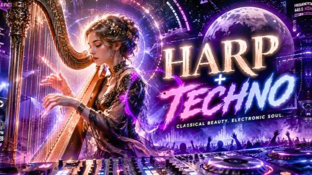 Harp Techno Mix   Heavenly Melodies & Deep Melodic Grooves 🌙🎧