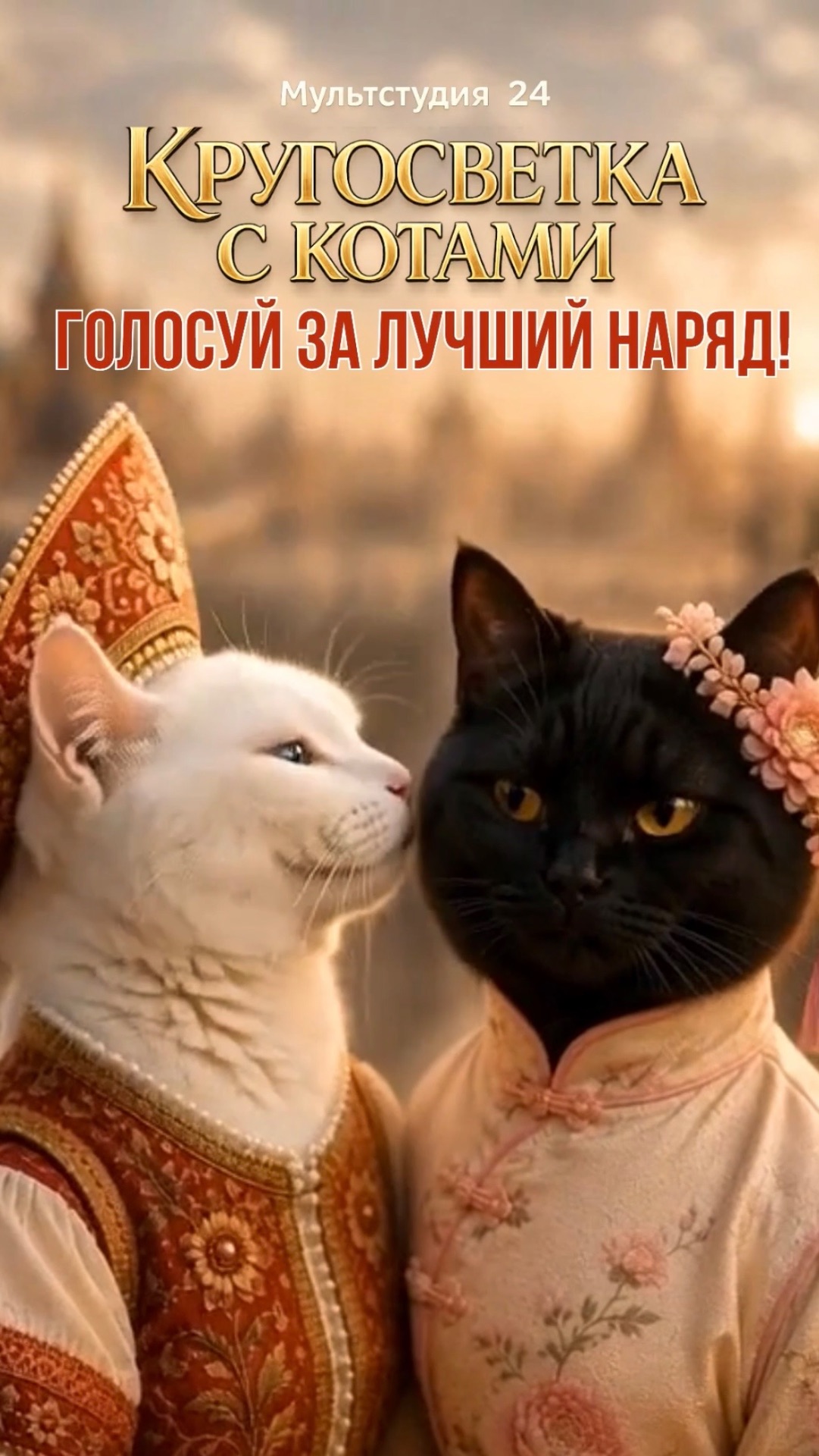 Выбери наряд – кругосветка с котами