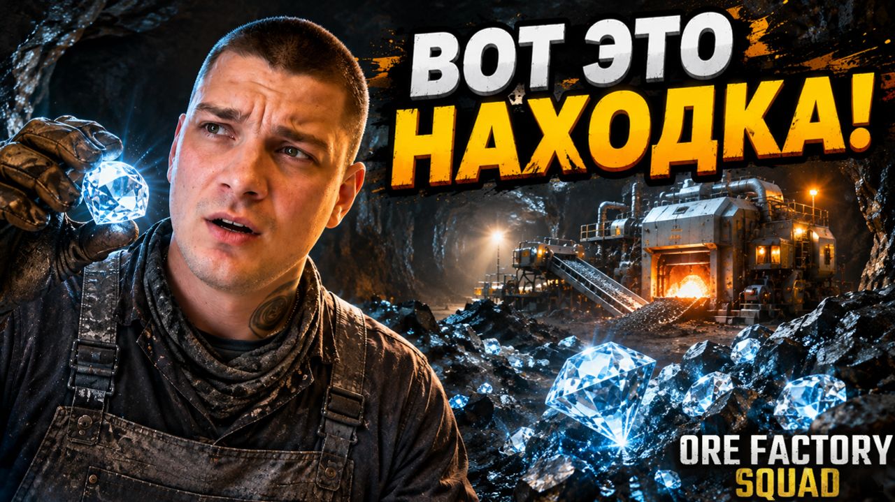Впервые нашёл АЛМАЗЫ! Ore Factory Squad 12