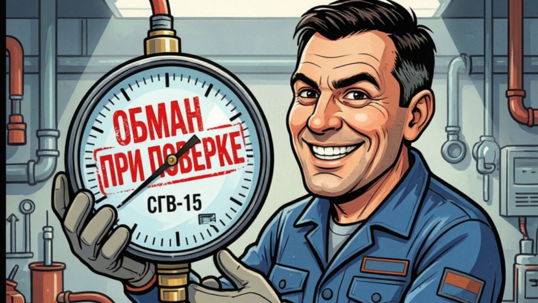 Как могут обмануть при поверке счетчиков воды!
