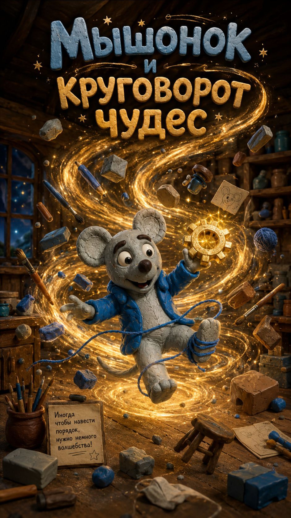 Мышонок и волшебная шестерёнка 🐭⚙️ | Что он опять нашёл?!