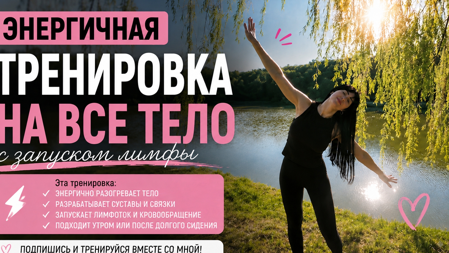 Энергичная тренировка🔥 . Разгоняет лимфу избавляемся от отёков