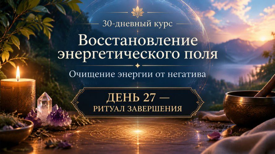 ДЕНЬ 27 | Большой ритуал очищения | Все сольфеджио-частоты вместе 🕯✨