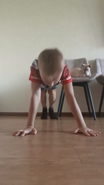Отжимание!! От 1 до 10, 55 отжиманий