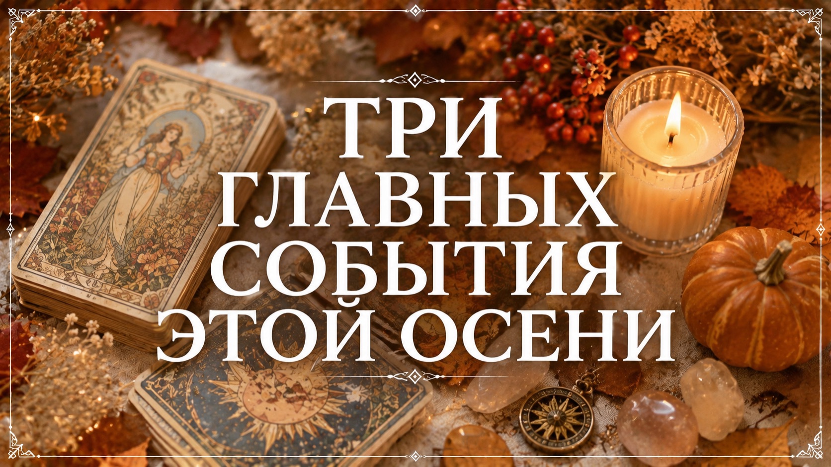 Три главных события этой осени