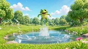🐸Детская песня Лягушонок — «Ква-ква, прыг-скок!»