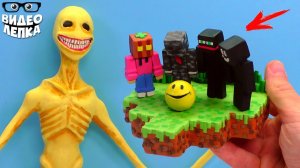 Лепим Верити Монстра из Майнкрафт  Verity Minecraft ThatMob ► Видео Лепка