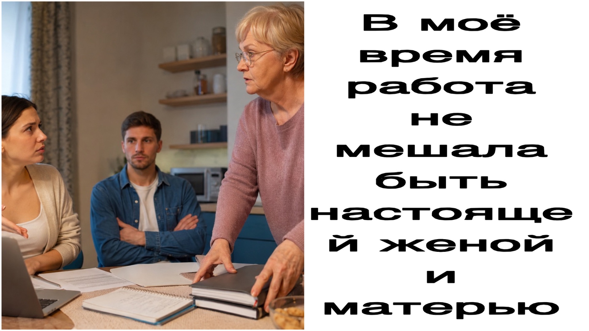 Истории из жизни|В моё время работаНе мешала быть настоящей женой и матерью