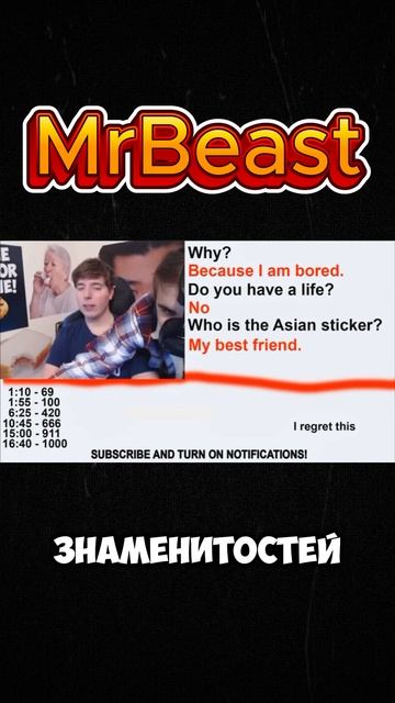MrBeast просто начал считать до 100 000