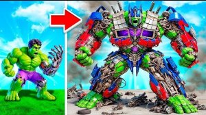 УЛУЧШАЮ ТРАНСФОРМЕРА ХАЛКА В ГТА 5! 🤖💚🔥