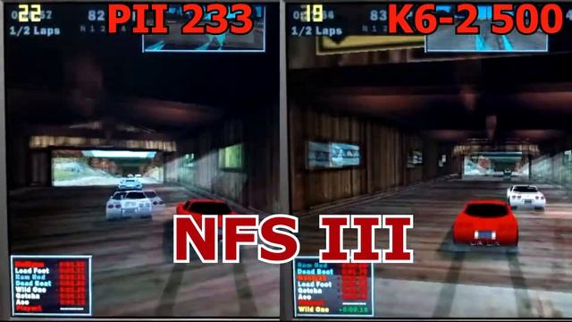 AMD K6-2 500 VS PII 233