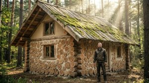 Строим экологичный дом из пней и глины своими руками