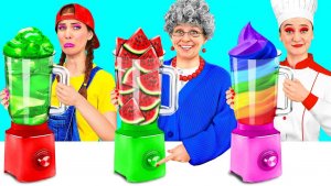 Кулинарный Челлендж_ Я против Бабушки _ Сумасшедшие Кулинарные Идеи