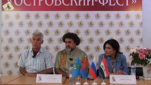 «Островский-ФЕСТ«2026 Пресс-конференция артистов Театральной группы «Хавар», Ирак