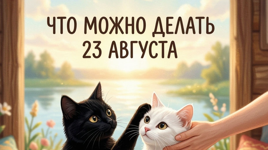 Можно сделать 22 августа