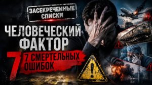 Человеческий фактор 7 смертельных ошибок Засекреченные списки 22.08.2026