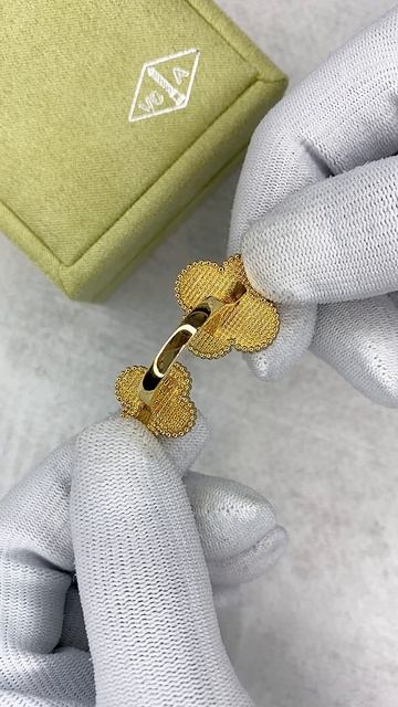 Кольцо с малахитом в стиле Van Cleef & Arpels арт: С11758