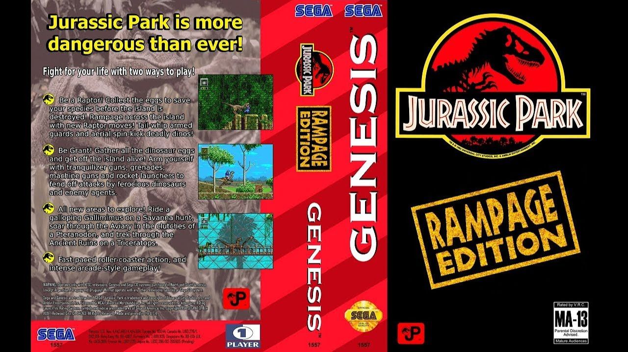 Jurassic Park Rampage Edition (Genesis)