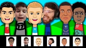 Sprunki OC: Килиан Мбаппе, Эрлинг Холанд, Ла Кобра и Афонсо (из All Stars) | Все фазы 1–6 ⚽🔥