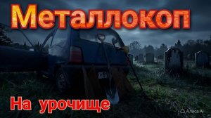 коп металла на урочище, сигнал под конец копа обрадовал,набрёл на старое кладбище