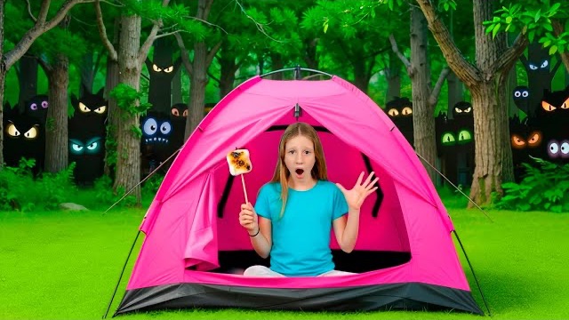 Nastya And Her Glamping Trip For Friends