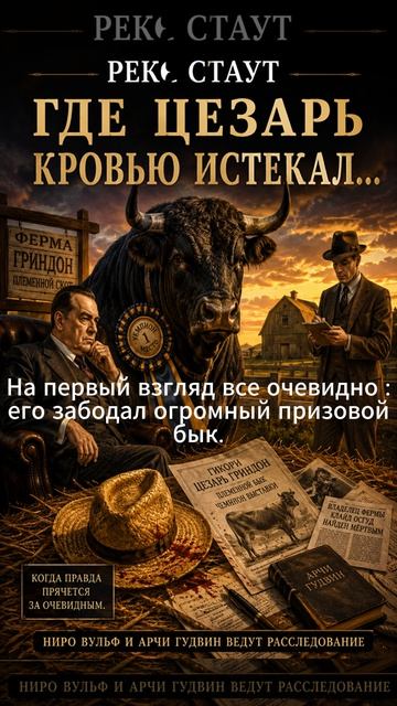 Рекс Стаут  Где Цезарь кровью истекал ...      #детектив #аудиокнига #слушатьаудиокнигу