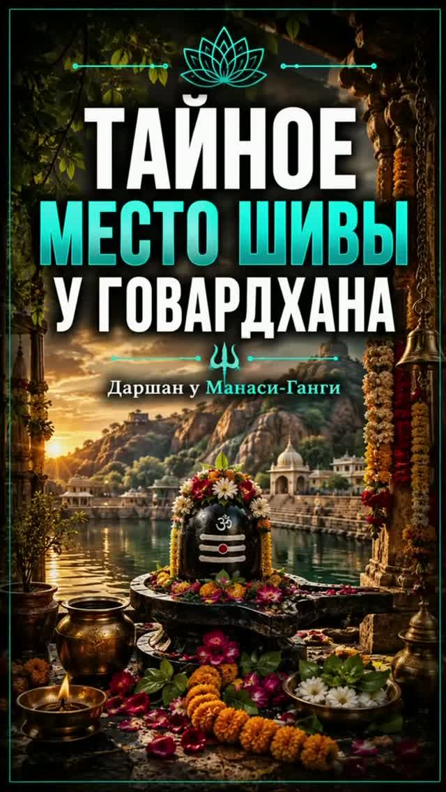 🔱 Тайное место Шивы у Говардхана. Даршан у Манаси Ганги