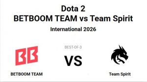 BETBOOM TEAM vs Team Spirit International 2026 Верхняя сетка Финал