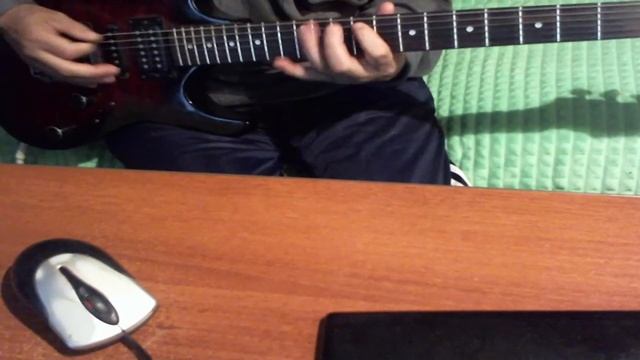 Grand Funk - Borderline(cover,tabs,lesson,solo)