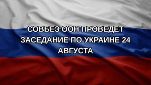 Совбез ООН проведет заседание по Украине 24 августа