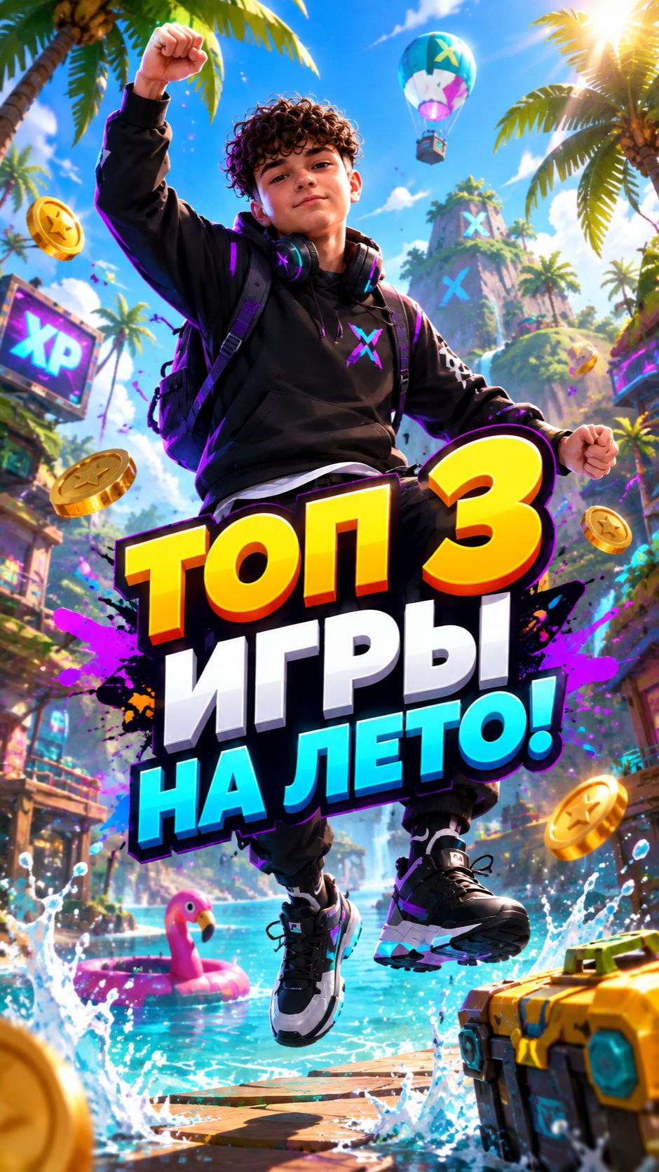 Топ три игры на лето!