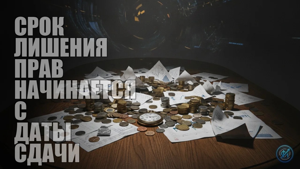 Лишение водительских прав: срок считают не с даты суда, а с даты сдачи удостоверения