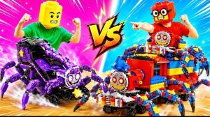 ЛЕГО ХОРРОР: ЛИЛИ ЛАВБРЕЙДС 🆚 ПРОТОТИП ИЗ ПОППИ ВРЕМЯИГРАТЬ 😱 | КТО ПОБЕДИТ?