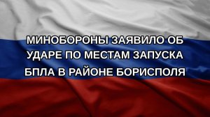 Минобороны заявило об ударе по местам запуска БПЛА в районе Борисполя