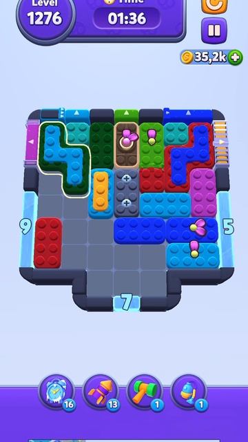 Color Block Jam 1276 уровень
