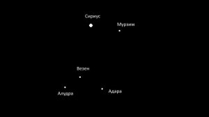Большой Пёс в календаре созвездий