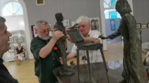 Монтаж выставки Гаянэ Хачатурян «Утро белой сирени». Полная версия.