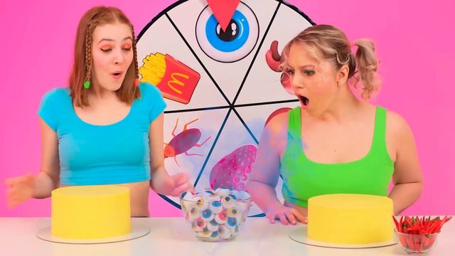 Большая Средняя или Маленькая Тарелка Челлендж  Вкусные Рецепты от KiKi Challenge