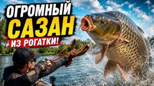 КАК ВЫЖИВАЕТ РУССКОЯЗЫЧНЫЙ МУЖИК В ЮЖНОЙ КОРЕЕ: 1 ЧАС — И ПОЛНЫЙ МЕШОК САЗАНА! 🎯 Рыбалка на рогатку