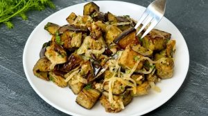 ПРОСТО НАРЕЖЬТЕ БАКЛАЖАНЫ И ДОБАВЬТЕ 1 ЯЙЦО!  МИНИМУМ МАСЛА — ВКУСНЕЕ МЯСА!