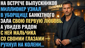 МИЛЛИОНЕР на встрече выпускников узнал УБОРЩИЦУ — и замер, увидев её сына..