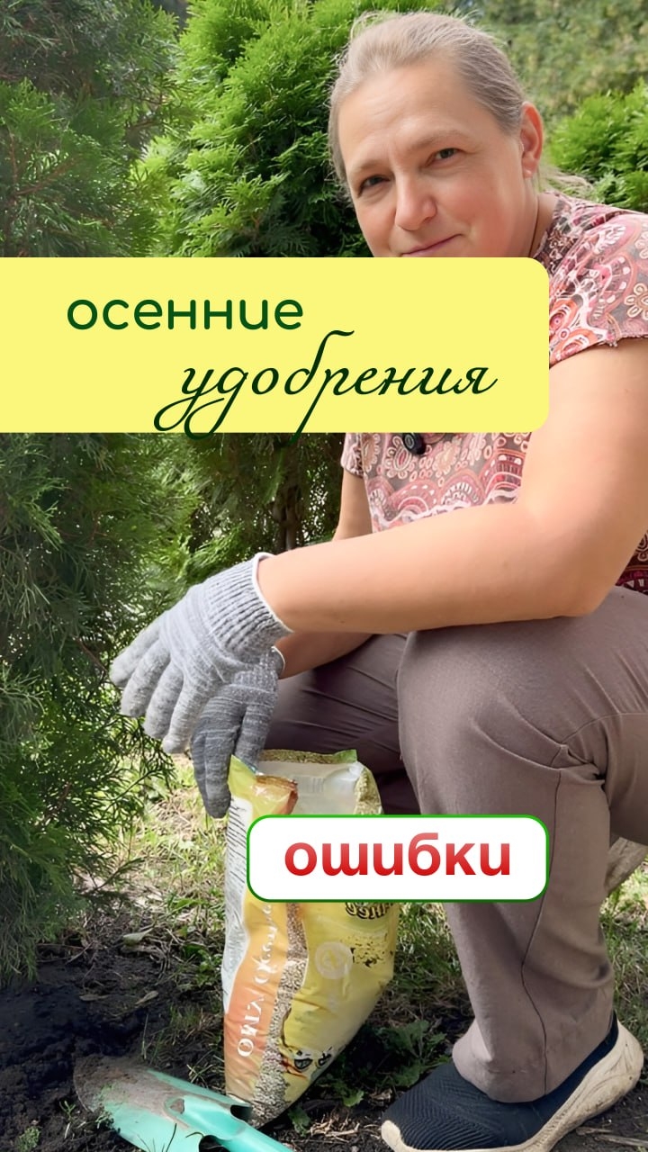 ОСЕННИЕ удобрения - ОШИБКИ